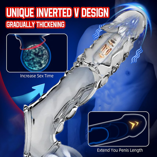 🔥🎁 2025 HOT Deal 💥 Reusable Penis Extension Vibrator – Makes You Longer, Harder & Unstoppable 😍
