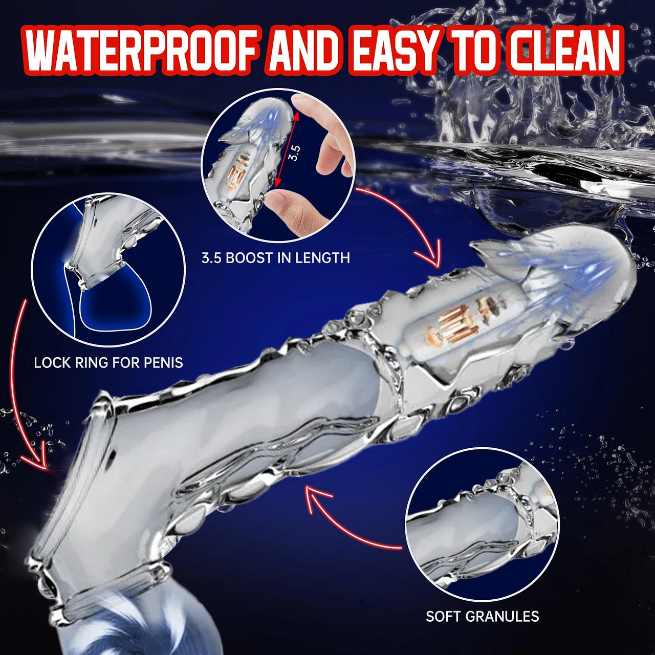 🔥🎁 2025 HOT Deal 💥 Reusable Penis Extension Vibrator – Makes You Longer, Harder & Unstoppable 😍