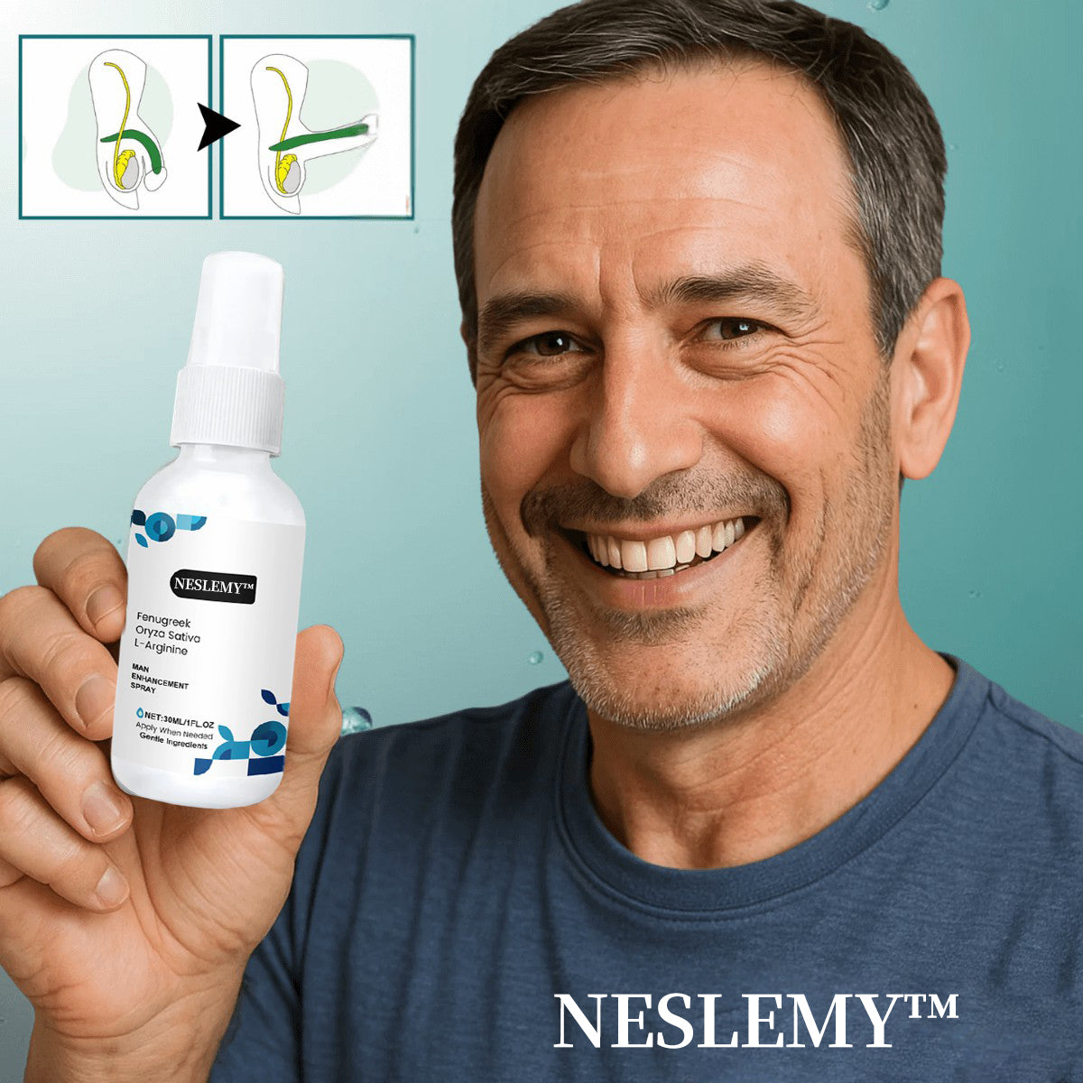 NESLEMY™ Seaweed Performance Spray | Natural Support for Men’s Confidence