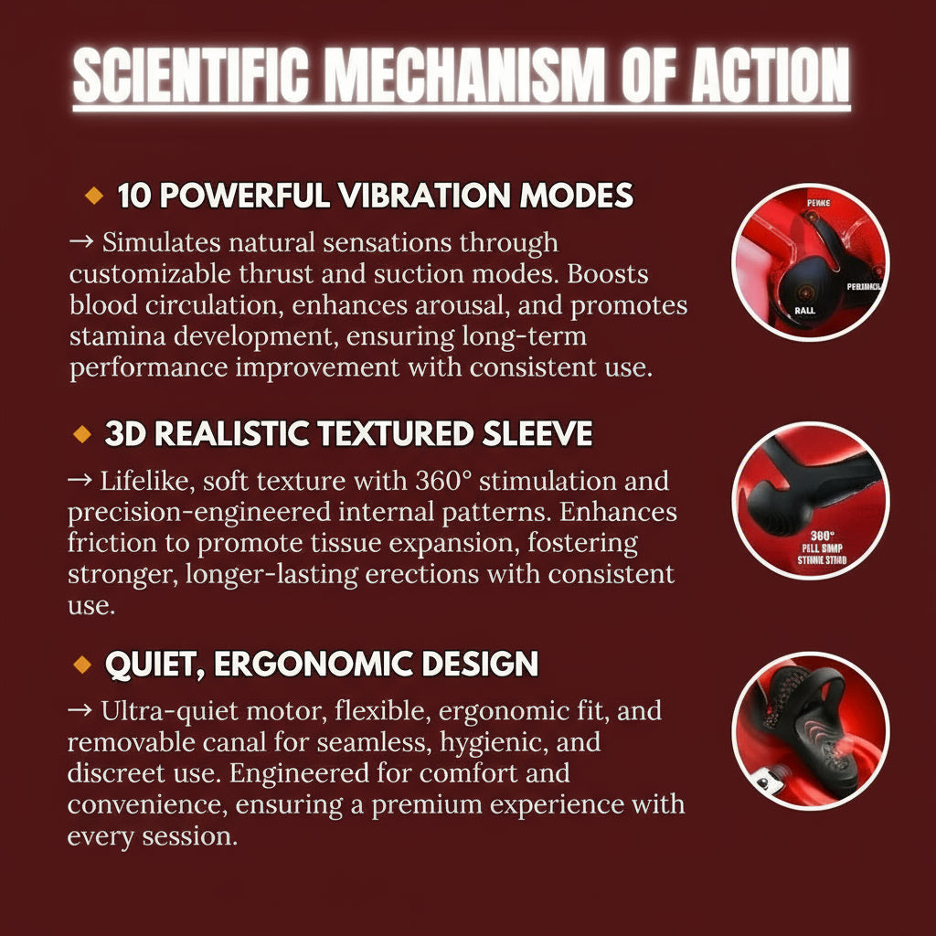 Alisanda™ Vibrating electric male masturbation lock ring charging🔥