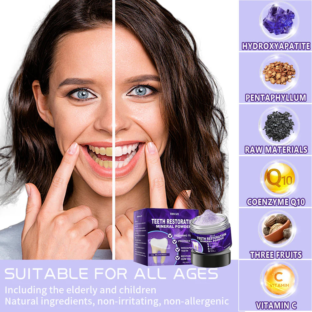 BBOJI™ Teeth Restoration Mineral Powder(🎁Flash Sale - Don’t Miss Out)